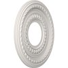 Ekena Millwork Cole PVC Ceiling Medallion (Fits Canopies up to 4 1/4"), 10"OD x 3 1/2"ID x 3/4"P CMP10COGBW